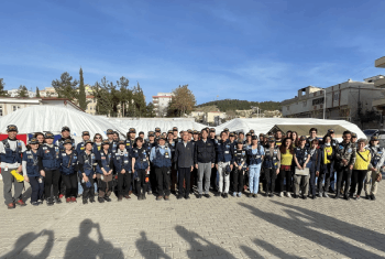 SUPPORT FROM TJU TO THE JAPANESE FIELD HOSPITAL IN GAZİANTEP